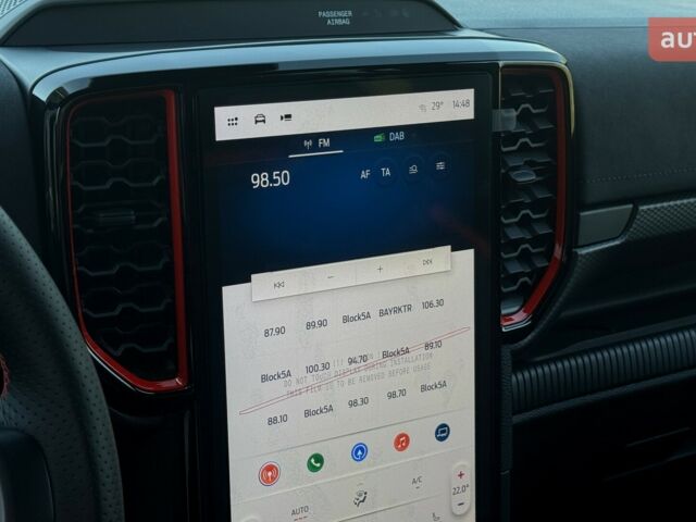 Форд Ranger Raptor, об'ємом двигуна 2.96 л та пробігом 0 тис. км за 98303 $, фото 31 на Automoto.ua