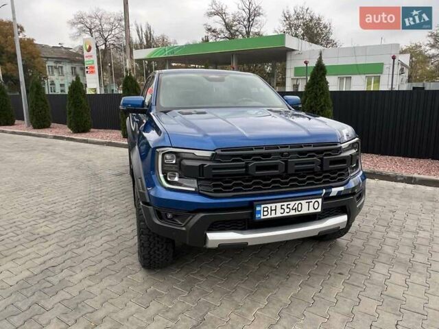 Синий Форд Ranger Raptor, объемом двигателя 2 л и пробегом 50 тыс. км за 78000 $, фото 1 на Automoto.ua