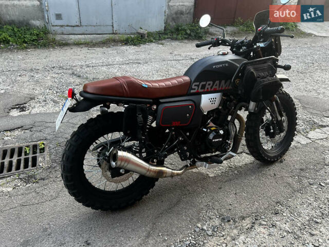 Форте Scrambler 300 2024 в Киеве на Automoto.ua Черный Форте Scrambler 300, объемом двигателя 0.35 л и пробегом 1 тыс. км за 1900 $, фото 3 на Automoto.ua