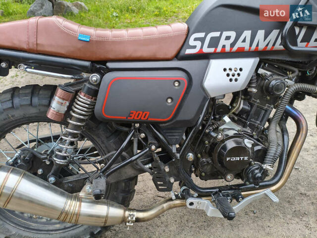 Черный Форте Scrambler 300, объемом двигателя 0.3 л и пробегом 18 тыс. км за 2001 $, фото 4 на Automoto.ua