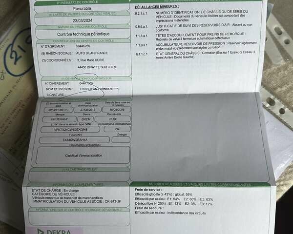 Синій Фрухауф Франсе, об'ємом двигуна 0 л та пробігом 777 тис. км за 14800 $, фото 2 на Automoto.ua