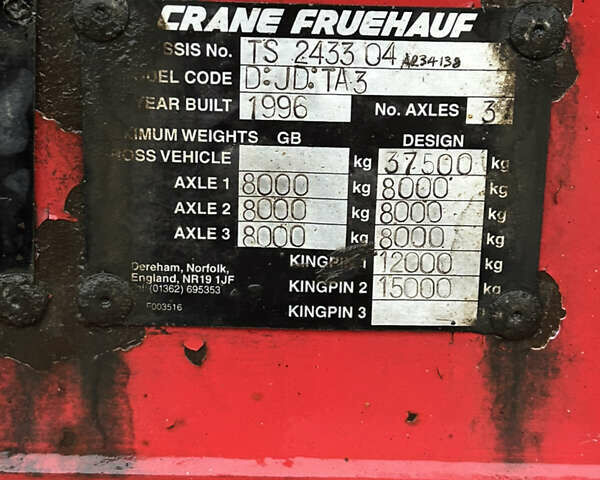 Червоний Фрухауф DJD TA 3, об'ємом двигуна 0 л та пробігом 111 тис. км за 9600 $, фото 15 на Automoto.ua