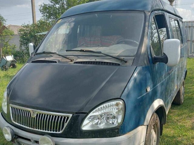 Синий ГАЗ 2752 Соболь, объемом двигателя 2.4 л и пробегом 336 тыс. км за 2000 $, фото 1 на Automoto.ua