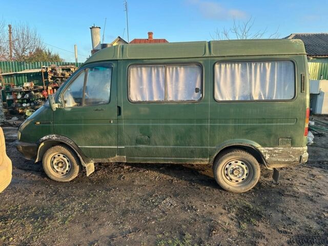 Зеленый ГАЗ 2752 Соболь, объемом двигателя 2.3 л и пробегом 200 тыс. км за 900 $, фото 1 на Automoto.ua