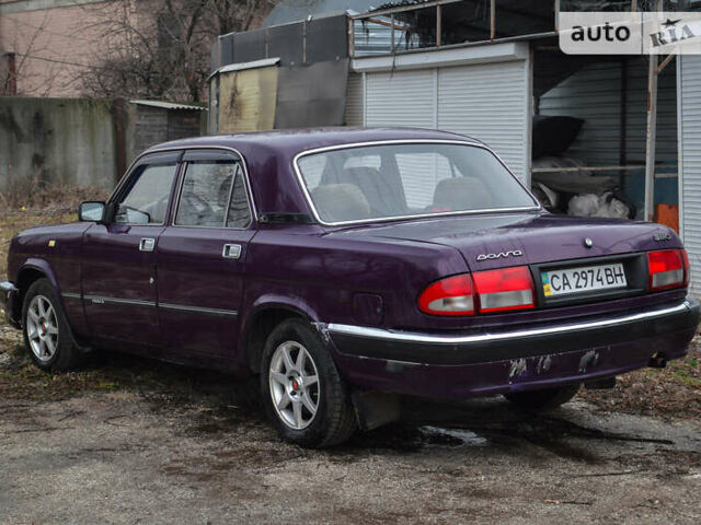 Фиолетовый ГАЗ 3110 Волга, объемом двигателя 2.45 л и пробегом 65 тыс. км за 1480 $, фото 2 на Automoto.ua