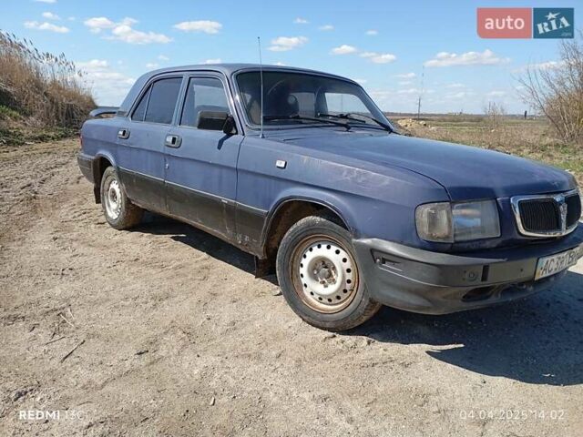 Синий ГАЗ 3110 Волга, объемом двигателя 2.45 л и пробегом 154 тыс. км за 400 $, фото 2 на Automoto.ua