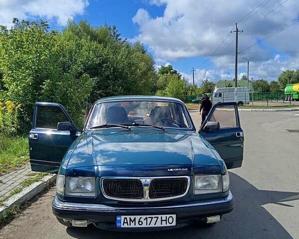 Зеленый ГАЗ 3110 Волга, объемом двигателя 2.45 л и пробегом 96 тыс. км за 2000 $, фото 2 на Automoto.ua