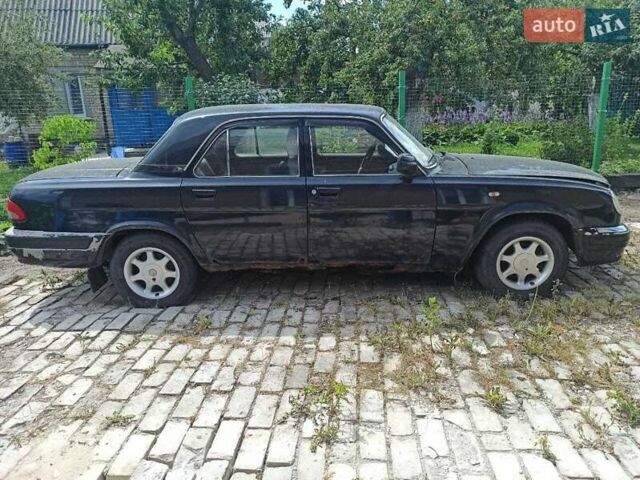 Черный ГАЗ 31105 Волга, объемом двигателя 2.43 л и пробегом 243 тыс. км за 1067 $, фото 2 на Automoto.ua