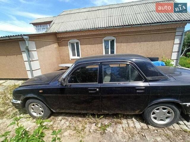 Черный ГАЗ 31105 Волга, объемом двигателя 2.43 л и пробегом 243 тыс. км за 1067 $, фото 1 на Automoto.ua
