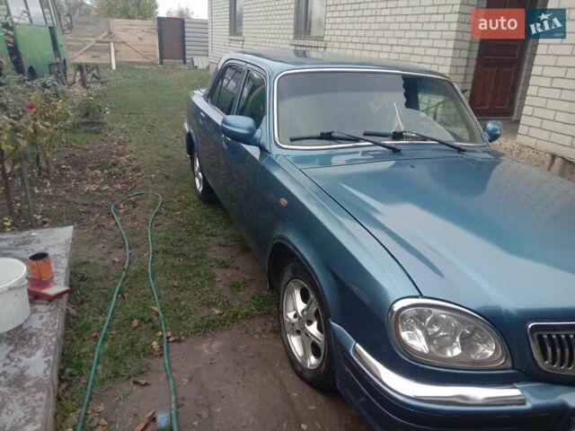 Синий ГАЗ 31105 Волга, объемом двигателя 2.29 л и пробегом 227 тыс. км за 2200 $, фото 2 на Automoto.ua