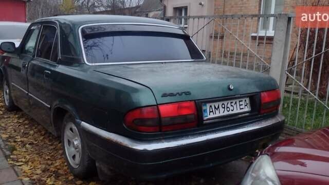 Зеленый ГАЗ 31105 Волга, объемом двигателя 2.43 л и пробегом 130 тыс. км за 1550 $, фото 2 на Automoto.ua