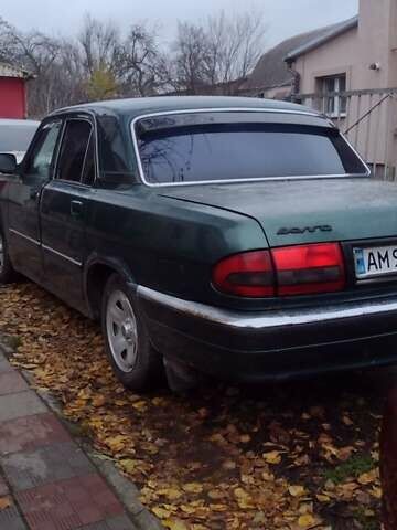 Зеленый ГАЗ 31105 Волга, объемом двигателя 2.43 л и пробегом 130 тыс. км за 1550 $, фото 1 на Automoto.ua