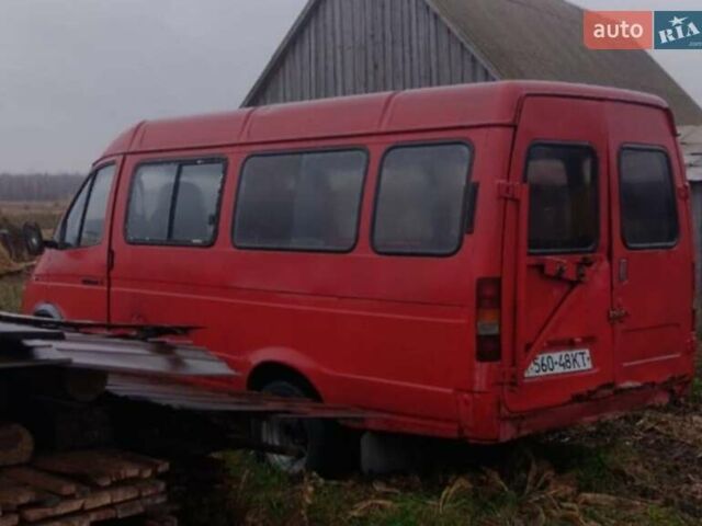 Красный ГАЗ 3221 Газель, объемом двигателя 2.4 л и пробегом 45 тыс. км за 800 $, фото 1 на Automoto.ua