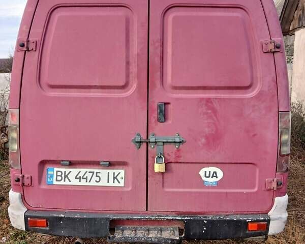 Красный ГАЗ 3221 Газель, объемом двигателя 2.29 л и пробегом 88 тыс. км за 2500 $, фото 2 на Automoto.ua