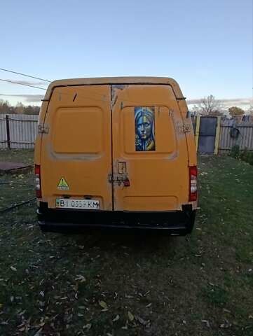 Жовтий ГАЗ 3221 Газель, об'ємом двигуна 2.4 л та пробігом 250 тис. км за 1150 $, фото 4 на Automoto.ua