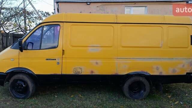 Жовтий ГАЗ 3221 Газель, об'ємом двигуна 2.4 л та пробігом 250 тис. км за 1150 $, фото 1 на Automoto.ua