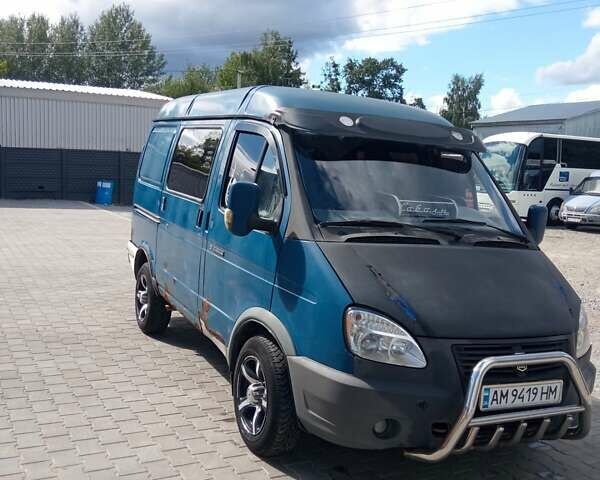 Синий ГАЗ 3221 Газель, объемом двигателя 2.46 л и пробегом 207 тыс. км за 2000 $, фото 3 на Automoto.ua