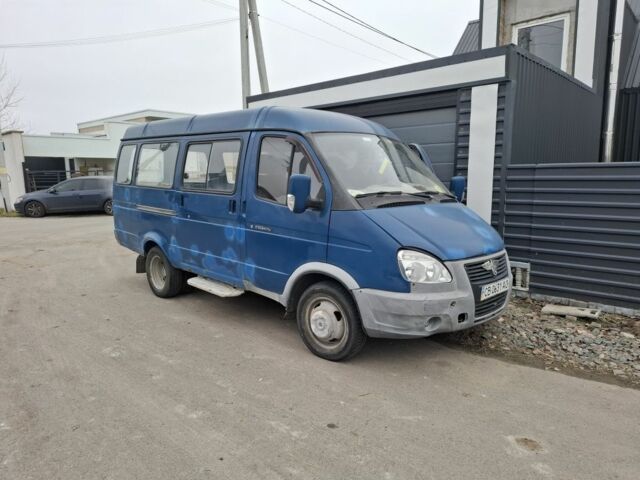 Синий ГАЗ 3221 Газель, объемом двигателя 2.5 л и пробегом 2 тыс. км за 1999 $, фото 1 на Automoto.ua