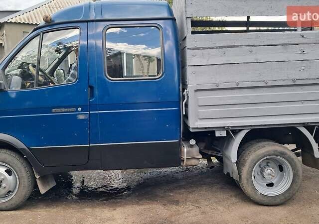 Синий ГАЗ 3221 Газель, объемом двигателя 2.46 л и пробегом 234 тыс. км за 2950 $, фото 4 на Automoto.ua