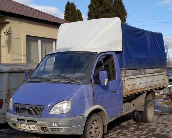 Синий ГАЗ 3221 Газель, объемом двигателя 2.5 л и пробегом 300 тыс. км за 2600 $, фото 1 на Automoto.ua