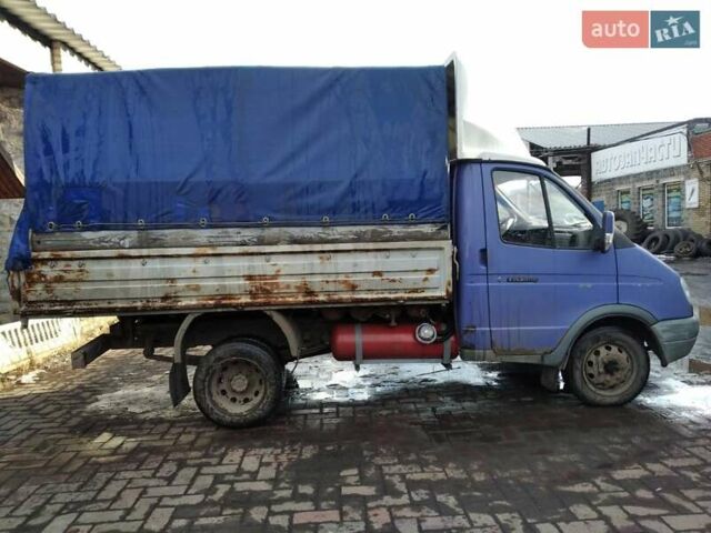 Синий ГАЗ 3221 Газель, объемом двигателя 2.5 л и пробегом 300 тыс. км за 2600 $, фото 2 на Automoto.ua