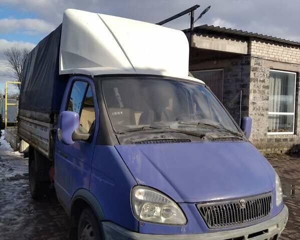Синий ГАЗ 3221 Газель, объемом двигателя 2.5 л и пробегом 300 тыс. км за 2600 $, фото 4 на Automoto.ua