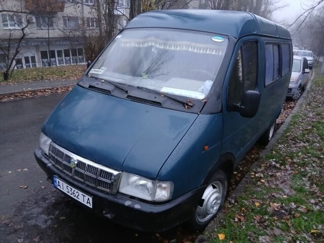 Зеленый ГАЗ 3221 Газель, объемом двигателя 2.5 л и пробегом 150 тыс. км за 1420 $, фото 1 на Automoto.ua