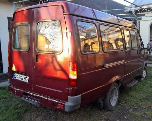 Красный ГАЗ 32213 Газель, объемом двигателя 2.3 л и пробегом 200 тыс. км за 2100 $, фото 2 на Automoto.ua