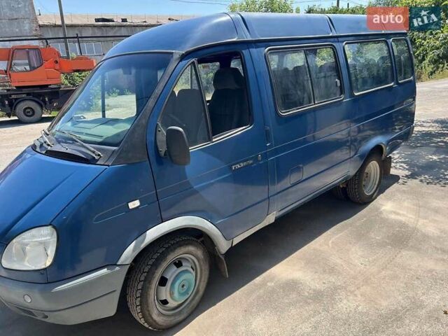 Синий ГАЗ 32213 Газель, объемом двигателя 2.4 л и пробегом 88 тыс. км за 3499 $, фото 2 на Automoto.ua