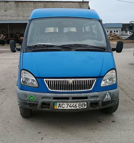 Синий ГАЗ 32213 Газель, объемом двигателя 2.45 л и пробегом 730 тыс. км за 1000 $, фото 2 на Automoto.ua