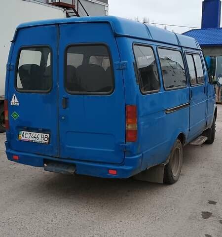 Синий ГАЗ 32213 Газель, объемом двигателя 2.45 л и пробегом 730 тыс. км за 1000 $, фото 1 на Automoto.ua