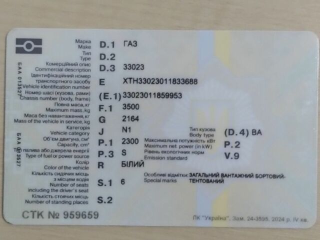 Белый ГАЗ 3302 ГАЗель, объемом двигателя 2.3 л и пробегом 60 тыс. км за 2400 $, фото 15 на Automoto.ua
