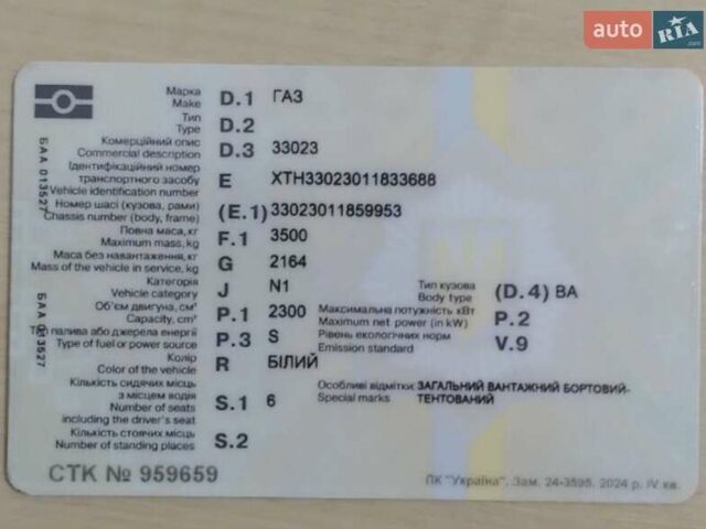 Белый ГАЗ 3302 ГАЗель, объемом двигателя 2.3 л и пробегом 60 тыс. км за 2400 $, фото 1 на Automoto.ua