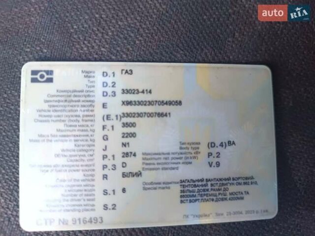 Белый ГАЗ 3302 ГАЗель, объемом двигателя 2.87 л и пробегом 250 тыс. км за 11000 $, фото 49 на Automoto.ua