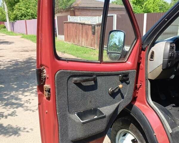 Червоний ГАЗ 3302 ГАЗель, об'ємом двигуна 2.89 л та пробігом 385 тис. км за 3200 $, фото 6 на Automoto.ua