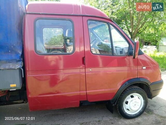 Червоний ГАЗ 3302 ГАЗель, об'ємом двигуна 2.89 л та пробігом 385 тис. км за 3200 $, фото 1 на Automoto.ua