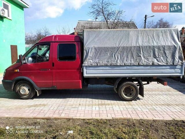Красный ГАЗ 3302 ГАЗель, объемом двигателя 2.4 л и пробегом 180 тыс. км за 4600 $, фото 2 на Automoto.ua