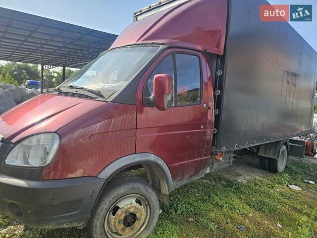 Червоний ГАЗ 3302 ГАЗель, об'ємом двигуна 2.89 л та пробігом 300 тис. км за 5500 $, фото 1 на Automoto.ua