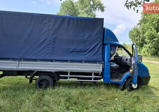 Синій ГАЗ 3302 ГАЗель, об'ємом двигуна 2.46 л та пробігом 192 тис. км за 4400 $, фото 1 на Automoto.ua