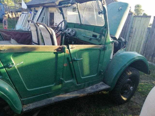 Зеленый ГАЗ 69, объемом двигателя 2.2 л и пробегом 20 тыс. км за 1100 $, фото 1 на Automoto.ua