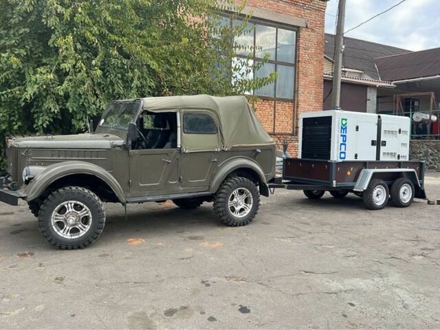 Зеленый ГАЗ 69, объемом двигателя 2.4 л и пробегом 1000 тыс. км за 3102 $, фото 1 на Automoto.ua
