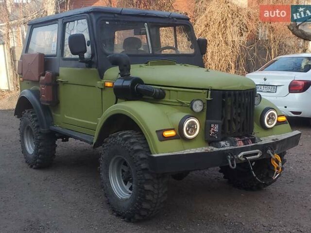 Зеленый ГАЗ 69, объемом двигателя 2.4 л и пробегом 200 тыс. км за 3799 $, фото 1 на Automoto.ua
