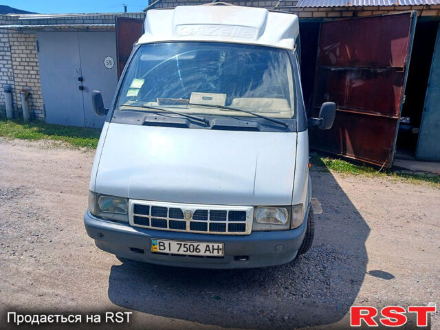 Белый ГАЗ Газель, объемом двигателя 2.3 л и пробегом 300 тыс. км за 1600 $, фото 1 на Automoto.ua