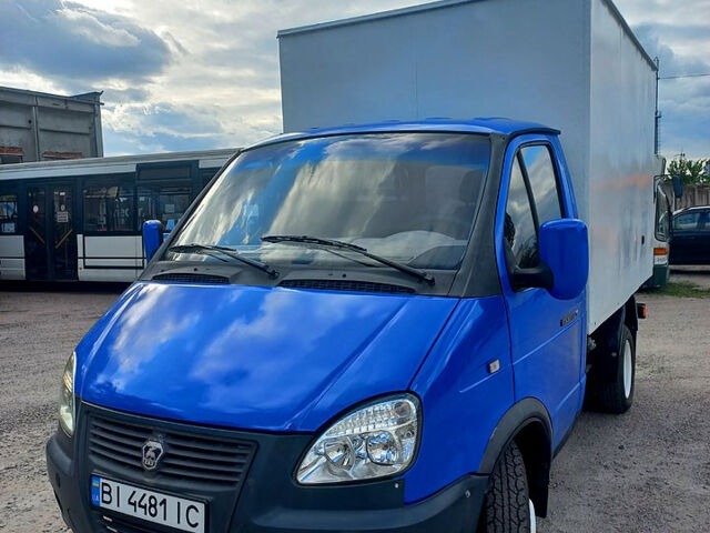 Синий ГАЗ Газель, объемом двигателя 2.3 л и пробегом 530 тыс. км за 4200 $, фото 1 на Automoto.ua