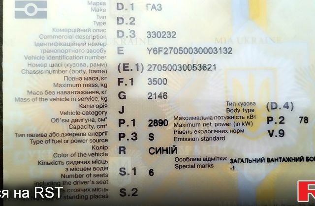 Синій ГАЗ Газель, об'ємом двигуна 2.9 л та пробігом 1 тис. км за 3600 $, фото 2 на Automoto.ua