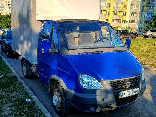 Синий ГАЗ Газель, объемом двигателя 2.5 л и пробегом 175 тыс. км за 3500 $, фото 1 на Automoto.ua