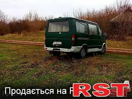 Зеленый ГАЗ Соболь, объемом двигателя 23 л и пробегом 170 тыс. км за 1500 $, фото 1 на Automoto.ua