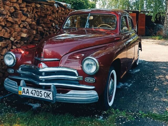 Красный ГАЗ M-20 Победа, объемом двигателя 2.1 л и пробегом 3 тыс. км за 8700 $, фото 1 на Automoto.ua