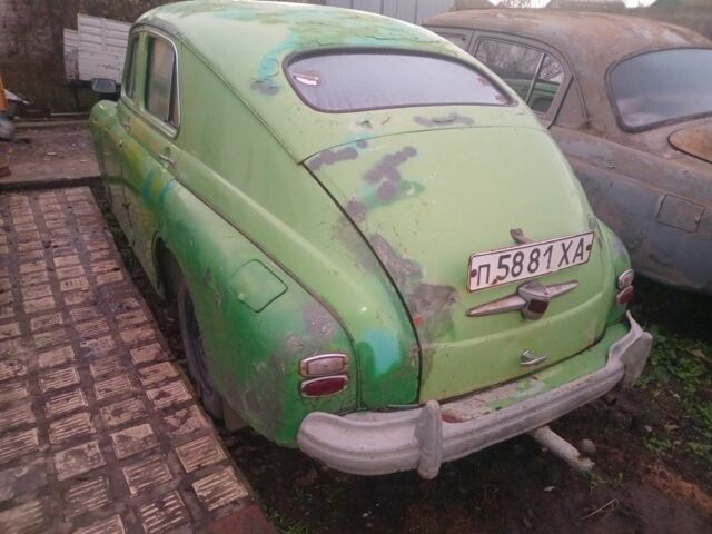 Зеленый ГАЗ M-20 Победа, объемом двигателя 0 л и пробегом 1 тыс. км за 700 $, фото 1 на Automoto.ua