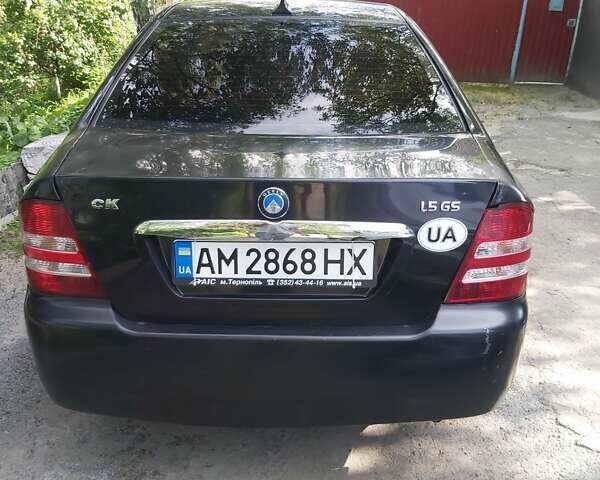 Черный Джили ЦК-2, объемом двигателя 1.5 л и пробегом 150 тыс. км за 1400 $, фото 1 на Automoto.ua